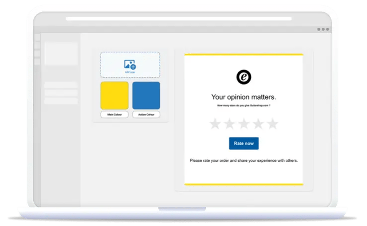 invitation personnalisée à laisser un avis Trusted Shops